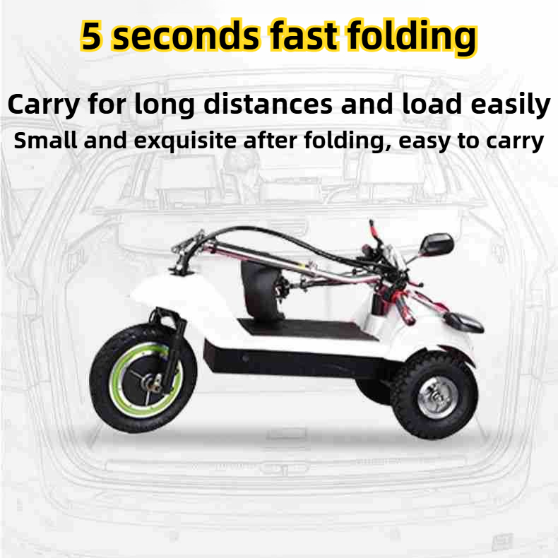 NEW Fold Elderly Electric Tric - đánh giá và giá Folding Electric Scooter