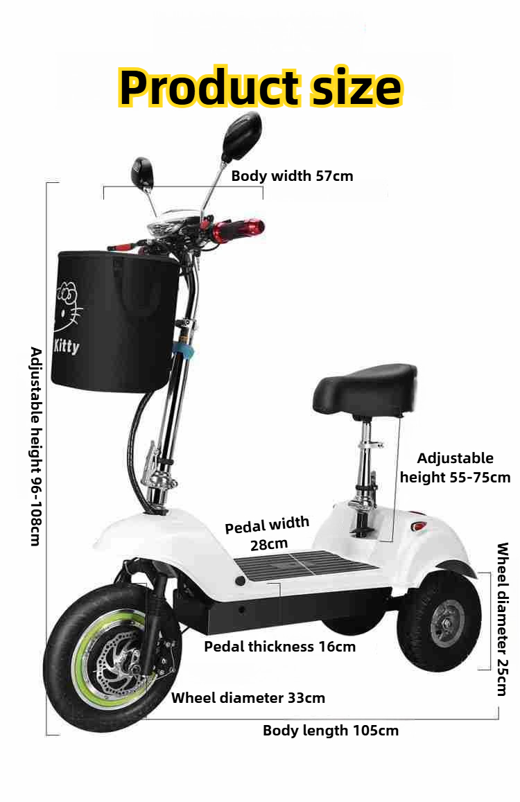 NEW Fold Elderly Electric Tric - đánh giá và giá Folding Electric Scooter