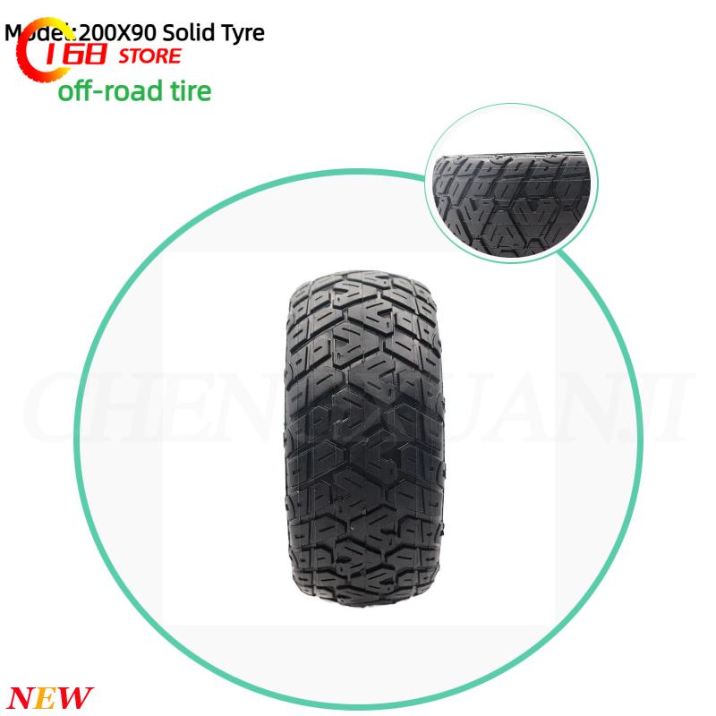 200x90 Solid Non-Pneumatic Tir - đánh giá và giá Scooter Tire