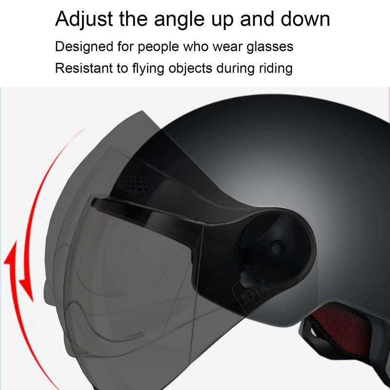 Motorcycle Helmet Jet Style Bi - đánh giá và giá Scooter Helmet Set