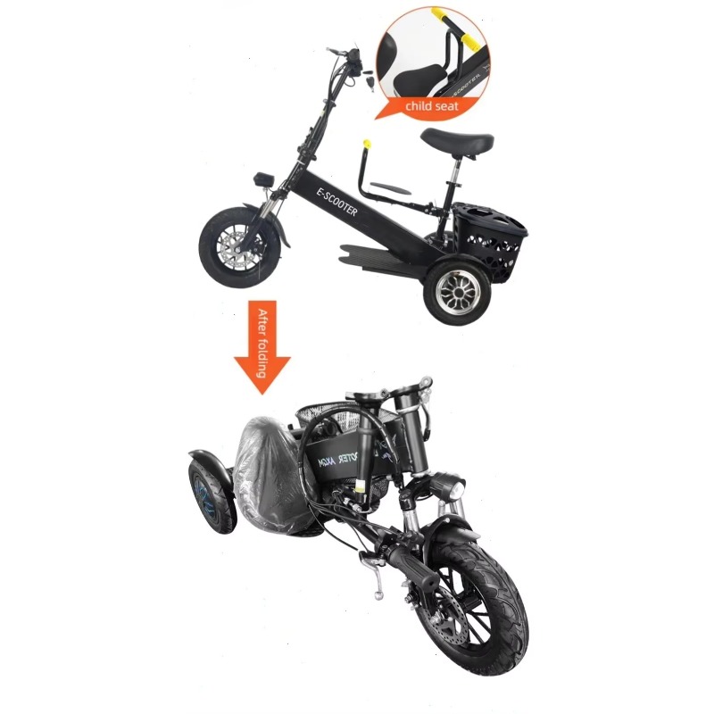 【2026】3 Wheel 2 Seats Folding  - đánh giá và giá Scooter Tire