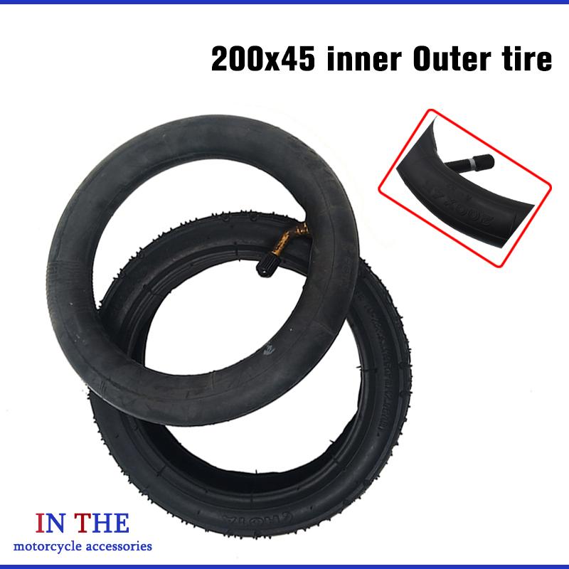 Thickened scooter tire 200x45  - đánh giá và giá Scooter Tire