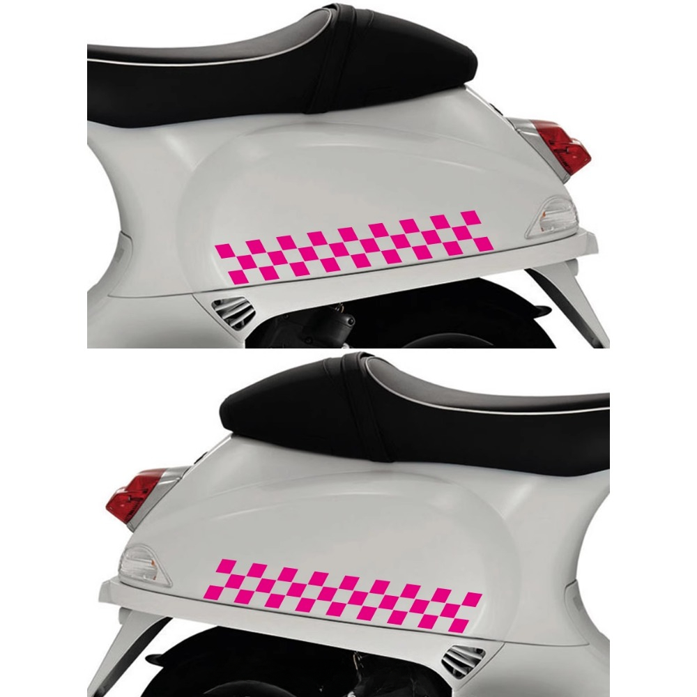 2pcs Checkered Flag Motorcycle - đánh giá và giá Scooter Helmet Set